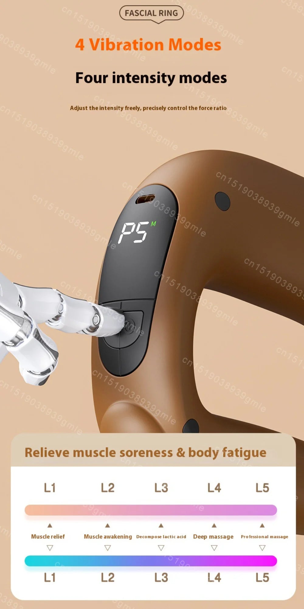 VibraRing Portable Fascia Massager