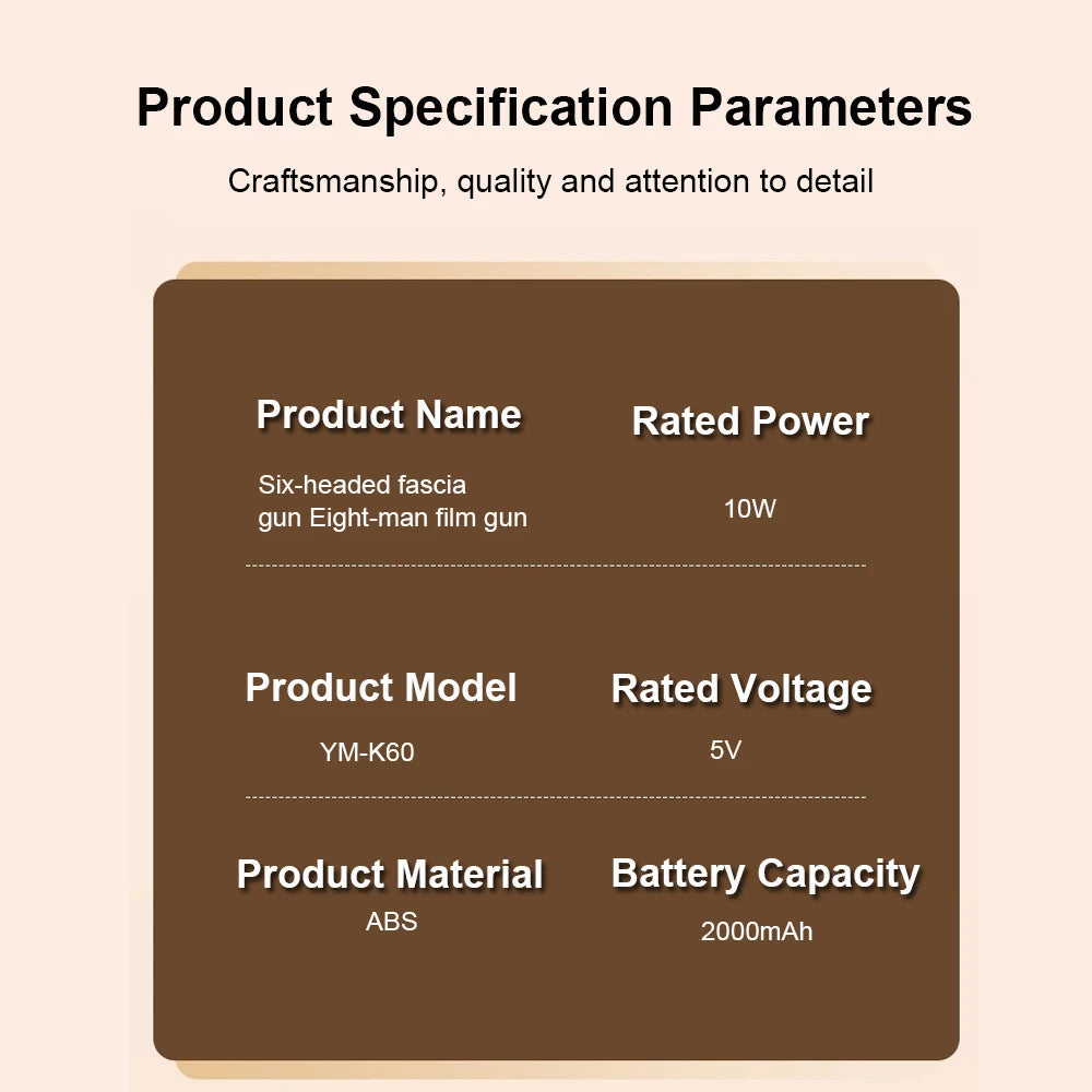 FlexiSix Pro High-Frequency Massage Gun