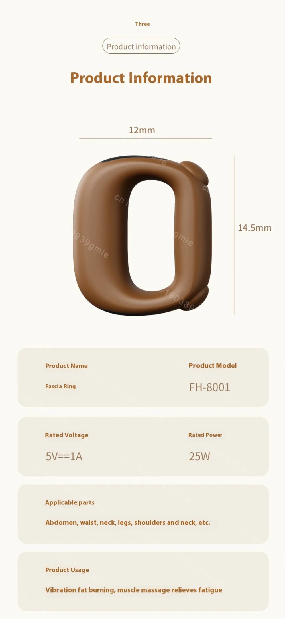 VibraRing Portable Fascia Massager